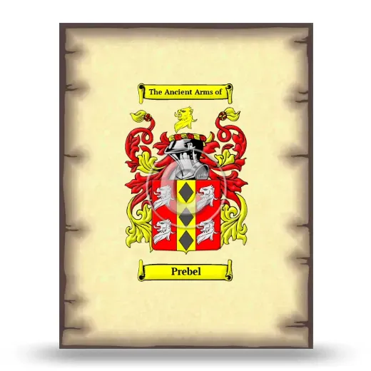 Prebel Coat of Arms Print