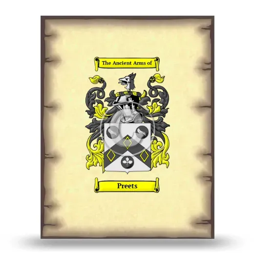 Preets Coat of Arms Print
