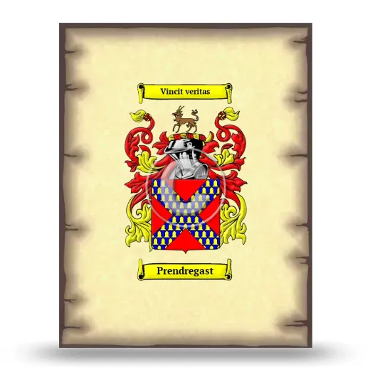 Prendregast Coat of Arms Print