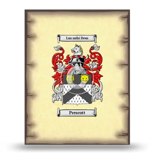 Prescott Coat of Arms Print
