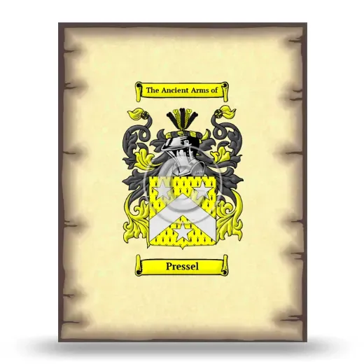 Pressel Coat of Arms Print