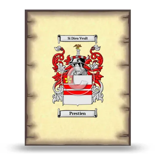Prestien Coat of Arms Print