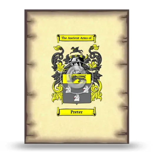 Preter Coat of Arms Print