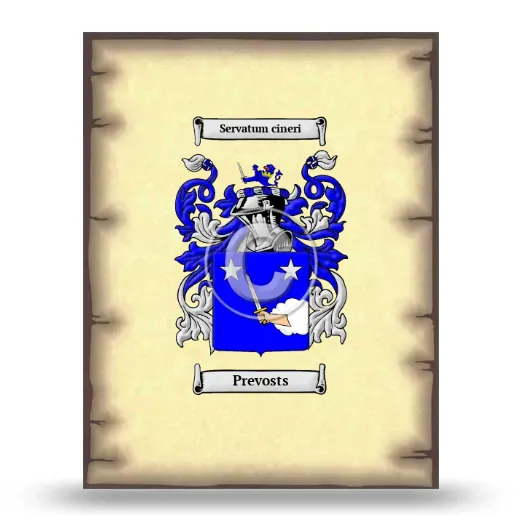 Prevosts Coat of Arms Print