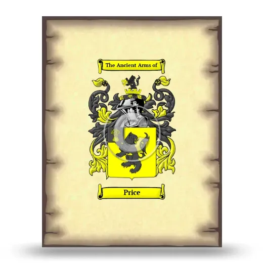 Price Coat of Arms Print
