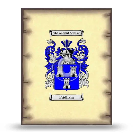 Pridham Coat of Arms Print