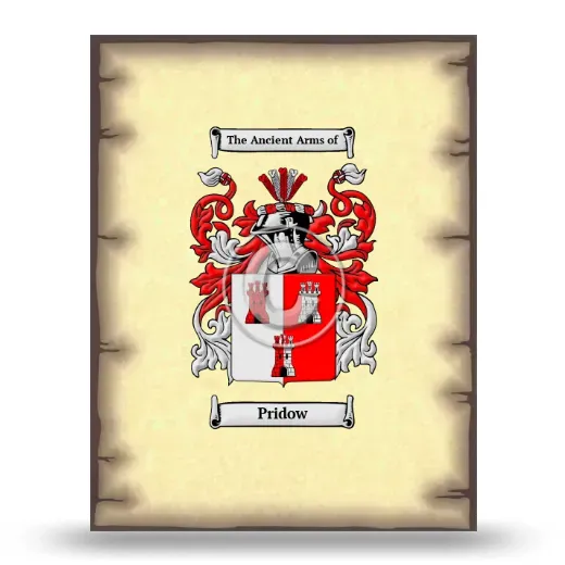 Pridow Coat of Arms Print