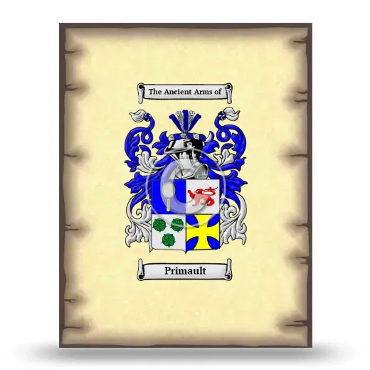 Primault Coat of Arms Print