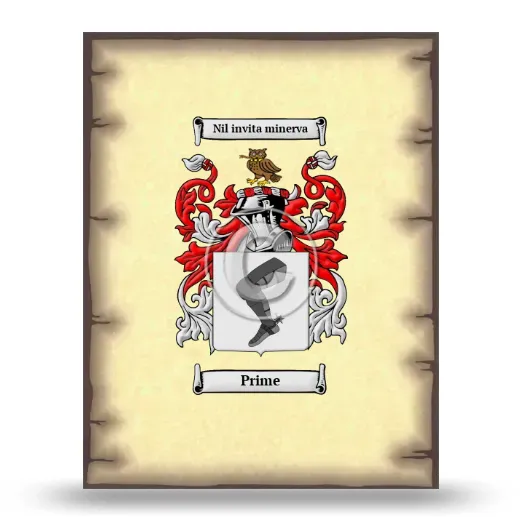 Prime Coat of Arms Print