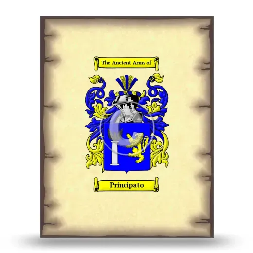 Principato Coat of Arms Print