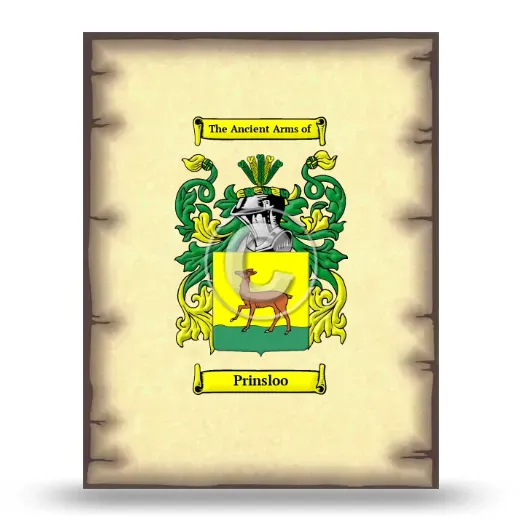 Prinsloo Coat of Arms Print