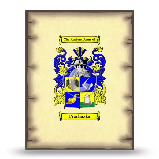 Prochazka Coat of Arms Print