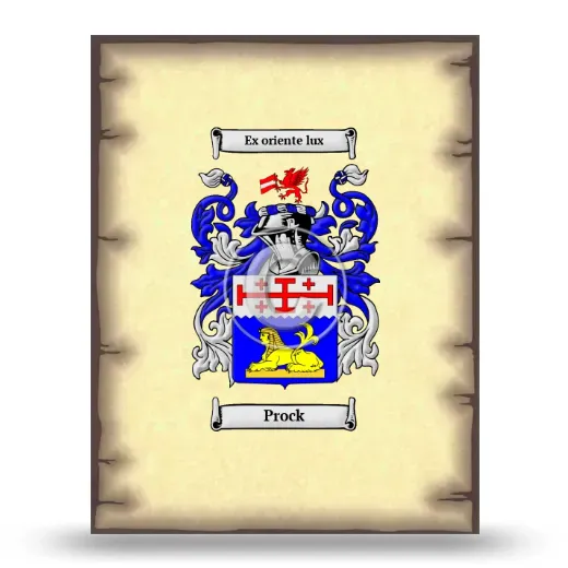 Prock Coat of Arms Print