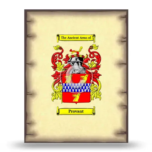 Provant Coat of Arms Print