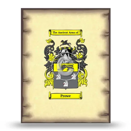Prowe Coat of Arms Print