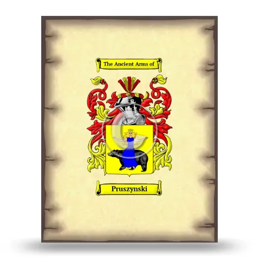 Pruszynski Coat of Arms Print