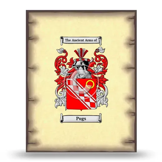 Pugs Coat of Arms Print