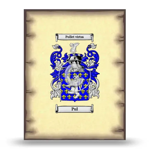 Pul Coat of Arms Print