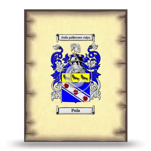 Pula Coat of Arms Print