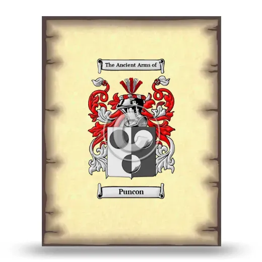 Puncon Coat of Arms Print