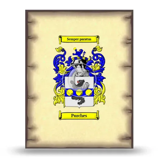 Purches Coat of Arms Print