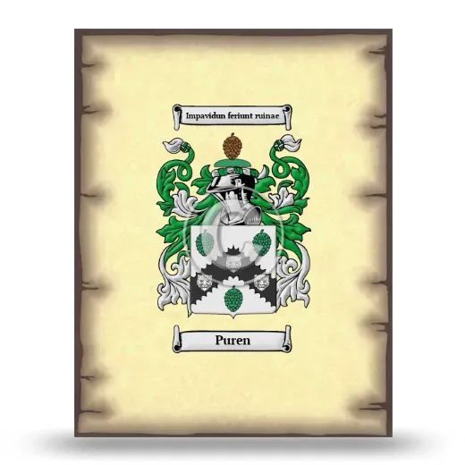 Puren Coat of Arms Print