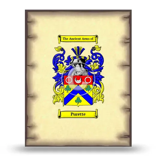 Purette Coat of Arms Print