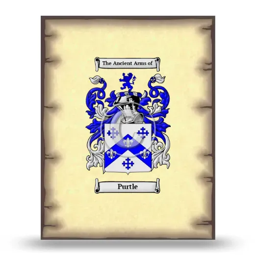 Purtle Coat of Arms Print