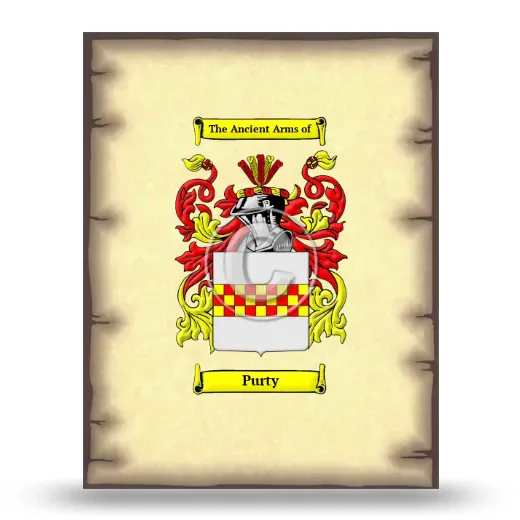 Purty Coat of Arms Print