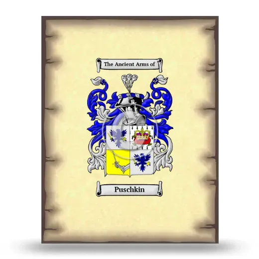 Puschkin Coat of Arms Print