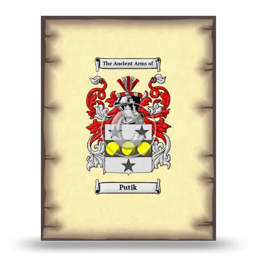 Putik Coat of Arms Print