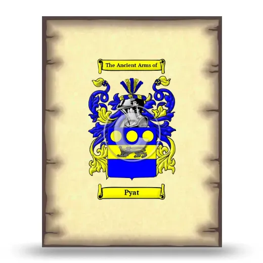 Pyat Coat of Arms Print