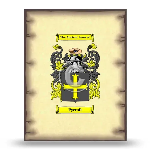 Pycroft Coat of Arms Print