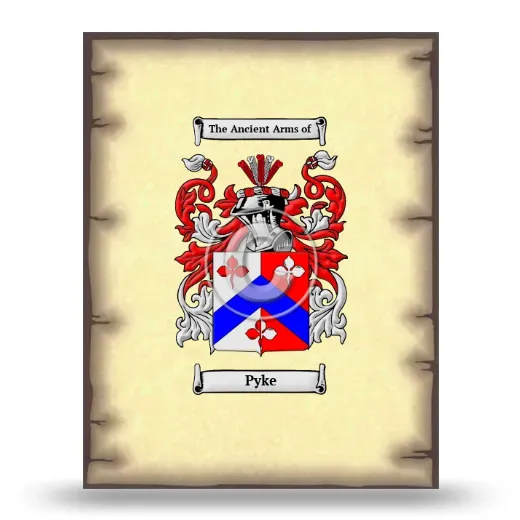 Pyke Coat of Arms Print