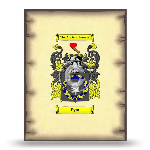 Pym Coat of Arms Print