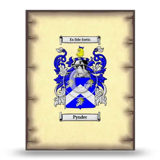Pynder Coat of Arms Print