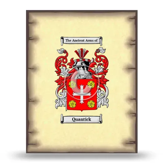 Quantick Coat of Arms Print
