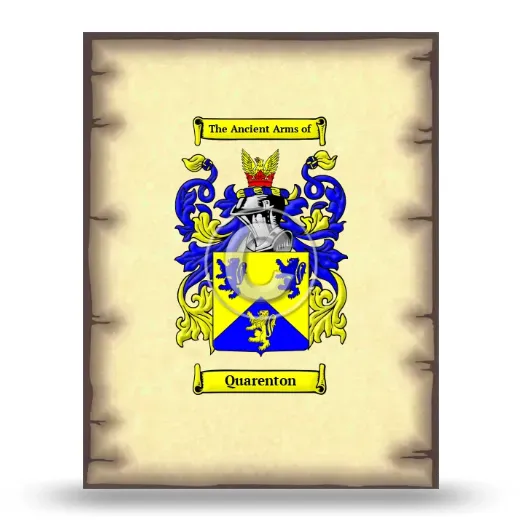 Quarenton Coat of Arms Print