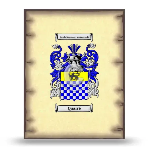 Quarré Coat of Arms Print