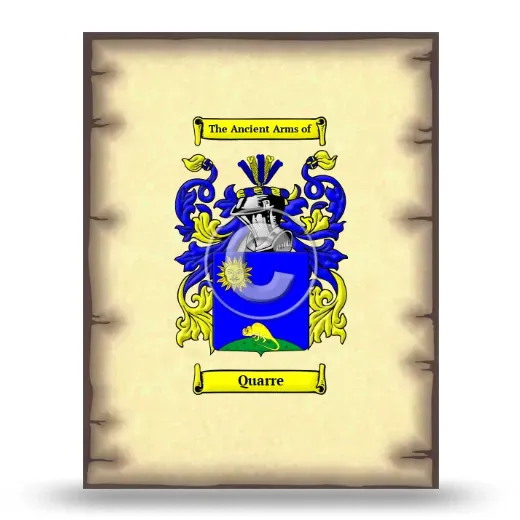 Quarre Coat of Arms Print