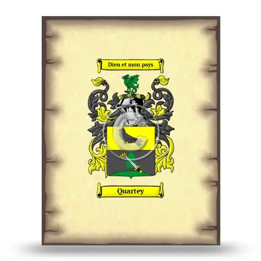 Quartey Coat of Arms Print