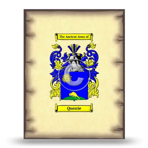 Querrie Coat of Arms Print