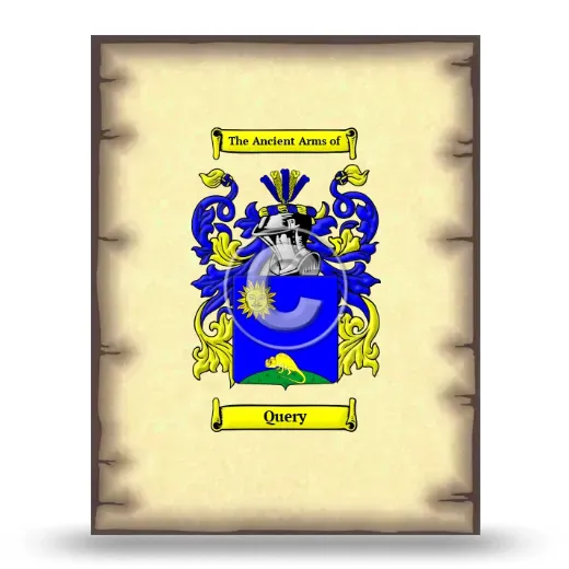 Query Coat of Arms Print