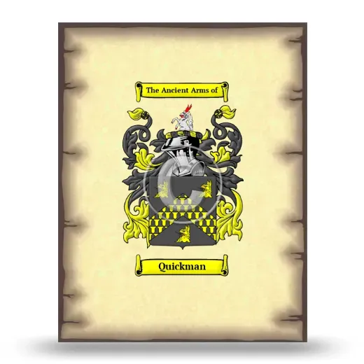 Quickman Coat of Arms Print