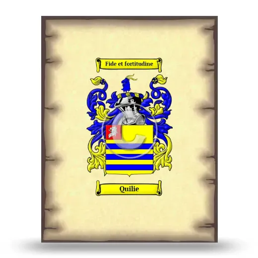 Quilie Coat of Arms Print