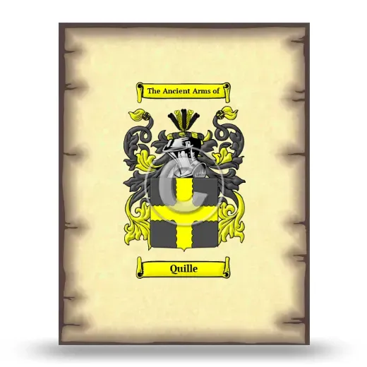 Quille Coat of Arms Print