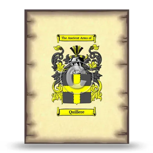 Quillere Coat of Arms Print