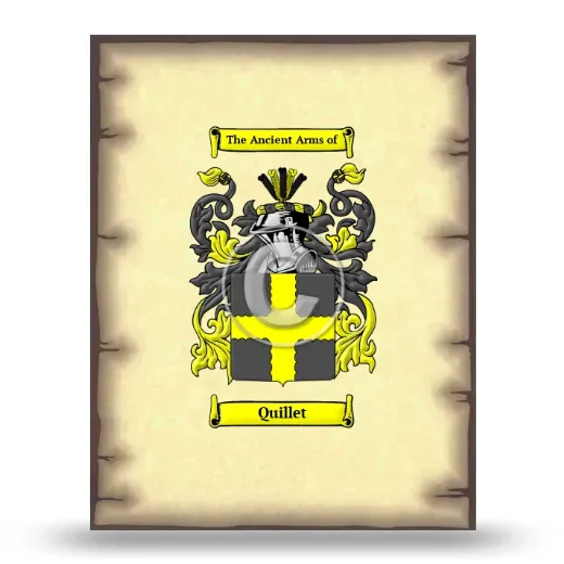 Quillet Coat of Arms Print