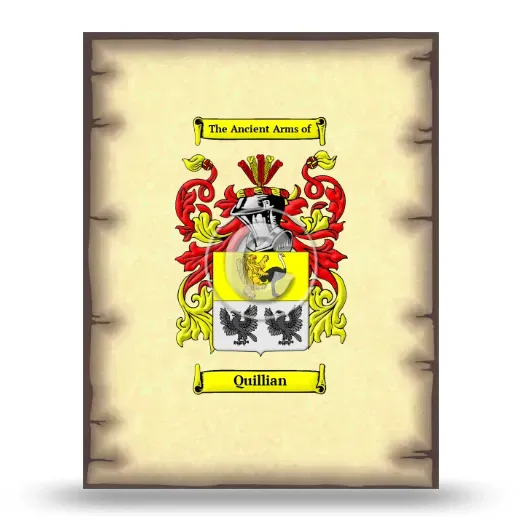 Quillian Coat of Arms Print