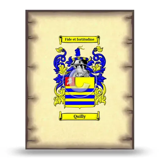 Quilly Coat of Arms Print